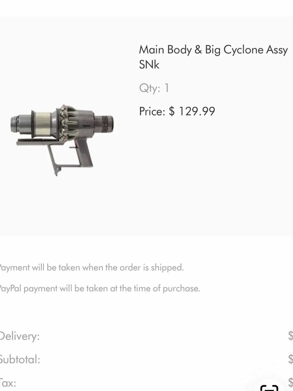 New:Dyson Main Body Vacuum Module - Picture 1 of 2